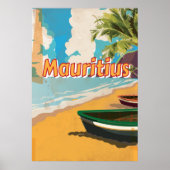 Mauritius Vintager Urlaub Poster (Vorne)
