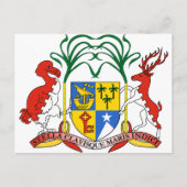 Mauritius-Wappen Postkarte (Vorderseite)