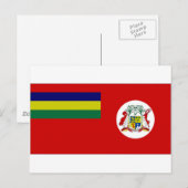 Mauritius Zivil Ensign Postkarte (Vorne/Hinten)