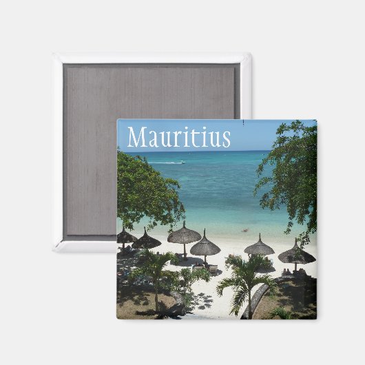 Mauritus Magnet (Vorderseite/Rückseite)
