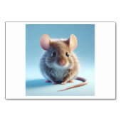 Maus (鼠 / Shang) - Chinesische Flash Cards Tischnummer (Vorderseite)