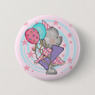 Maus 1. Geburtstag T - Shirt und Geschenke Button