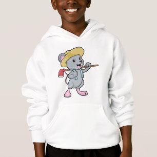 Maus als Bauer mit Ax & Hat Hoodie