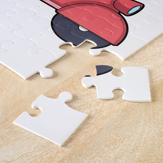 Maus als Biker mit Scooter.PNG Puzzle (Seite)