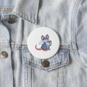 Maus als Braut mit Schleier & Geschenk.PNG Button (Beispiel)