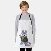 Maus als Bräutigam mit Anzug Schürze (Getragen)
