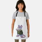 Maus als Bräutigam mit Anzug Schürze (Insitu)