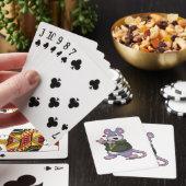 Maus als Bräutigam mit Anzug Spielkarten (In Situ)