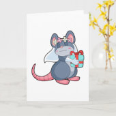 Maus als Bridge mit Veil & Gift.PNG Karte (Gelbe Blume)