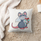 Maus als Bridge mit Veil & Gift.PNG Kissen (Decke)