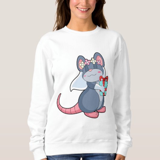 Maus als Bridge mit Veil & Gift.PNG Sweatshirt (Vorderseite)