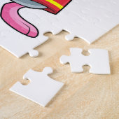 Maus als Feuerwehrmann mit Helm Puzzle (Seite)