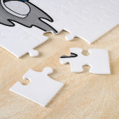 Maus als Fisher mit Angelrute Puzzle (Seite)