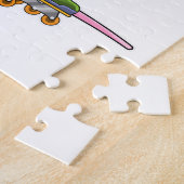 Maus als Inline-Skater mit Inline-Skaten Puzzle (Seite)