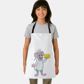 Maus als Koch mit Käse Schürze (Insitu)