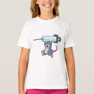 Maus als Krankenschwester mit Spritze.PNG T-Shirt