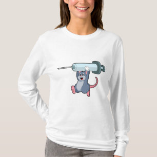 Maus als Krankenschwester mit Spritze.PNG T-Shirt