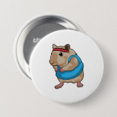 Maus als Runner mit Headband Button (Vorne & Hinten)