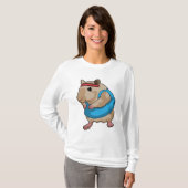 Maus als Runner mit Headband T-Shirt (Vorne ganz)