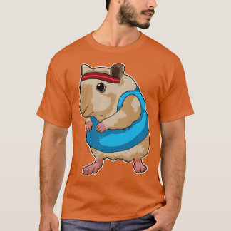 Maus als Runner mit Kopf T-Shirt