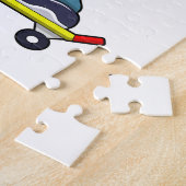 Maus als Skater mit Skateboard Puzzle (Seite)