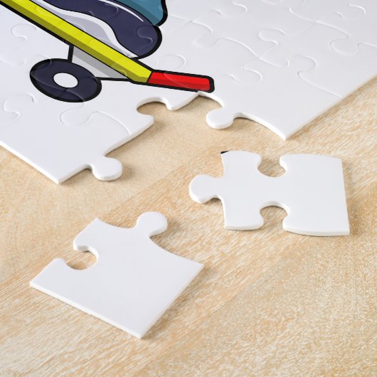 Maus als Skater mit Skateboard Puzzle (Seite)