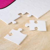 Maus als Skifahrer mit Ski Puzzle (Seite)