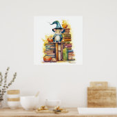 Maus auf Büchern 5 Poster (Küche)