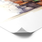 Maus auf Büchern 6 Poster (Ecke)
