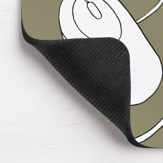 Maus auf Mousepad (Ecke)