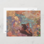 Maus auf Pegasus Postkarte (Vorne/Hinten)