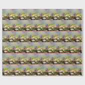 Maus auf Toadstool Geschenkpapier (Flach)