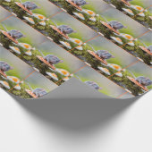 Maus auf Toadstool Geschenkpapier (Ecke)