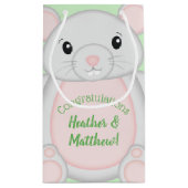 Maus Baby Dusche Kleine Geschenktüte (Rückseite)