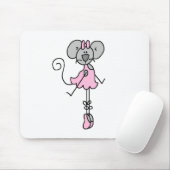Maus-Ballerina Zwei-Mauspad Mousepad (Mit Mouse)