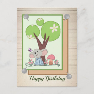 Maus-Baum Postkarte
