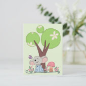 Maus-Baum Postkarte (Stehend Vorderseite)
