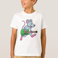 Maus bei Musik mit Gitarre