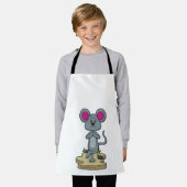 Maus bei Yoga-Fitness Schürze (Getragen)