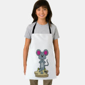 Maus bei Yoga-Fitness Schürze (Insitu)