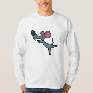 Maus bei Yoga-Stretching-Übung T-Shirt