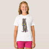 Maus beim Handball Sport T-Shirt (Vorne ganz)
