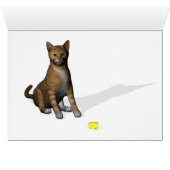 Maus bietet Katzenkäse für Freundschaft (Innenansicht Horizontal (Unten))