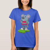 Maus Billiard Queue T-Shirt (Vorderseite)