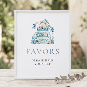 Maus Blaubeere Beeren Süße Gefallen Baby Shower Sc Poster