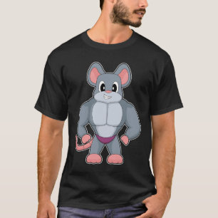 Maus Bodybuilder Bodybuilding Sport T-Shirt