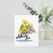 Maus Carry Käse Einladungen (Stehend Vorderseite)