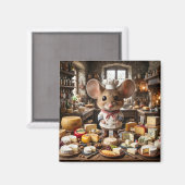 Maus Cheesemaster Magnet (Vorderseite/Rückseite)