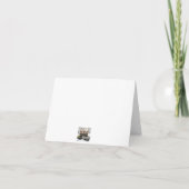 Maus-Chor Spass Feiertagskarte (Rückseite)