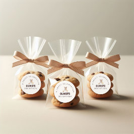 Maus & Cookie Geburtstagsparty-Aufkleber Runder Aufkleber